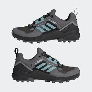 NWT Adidas Women’s Terrex Swift R3 GTX Hiking Gray/Mint/Black Shoes size 8.5